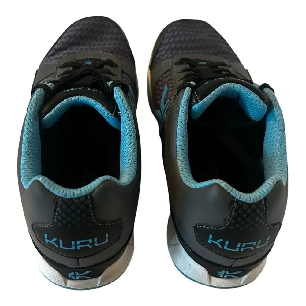 Kuru Quantum Comfort Walking Gym Shoes Gray Teal White Women’s Size 8.5
